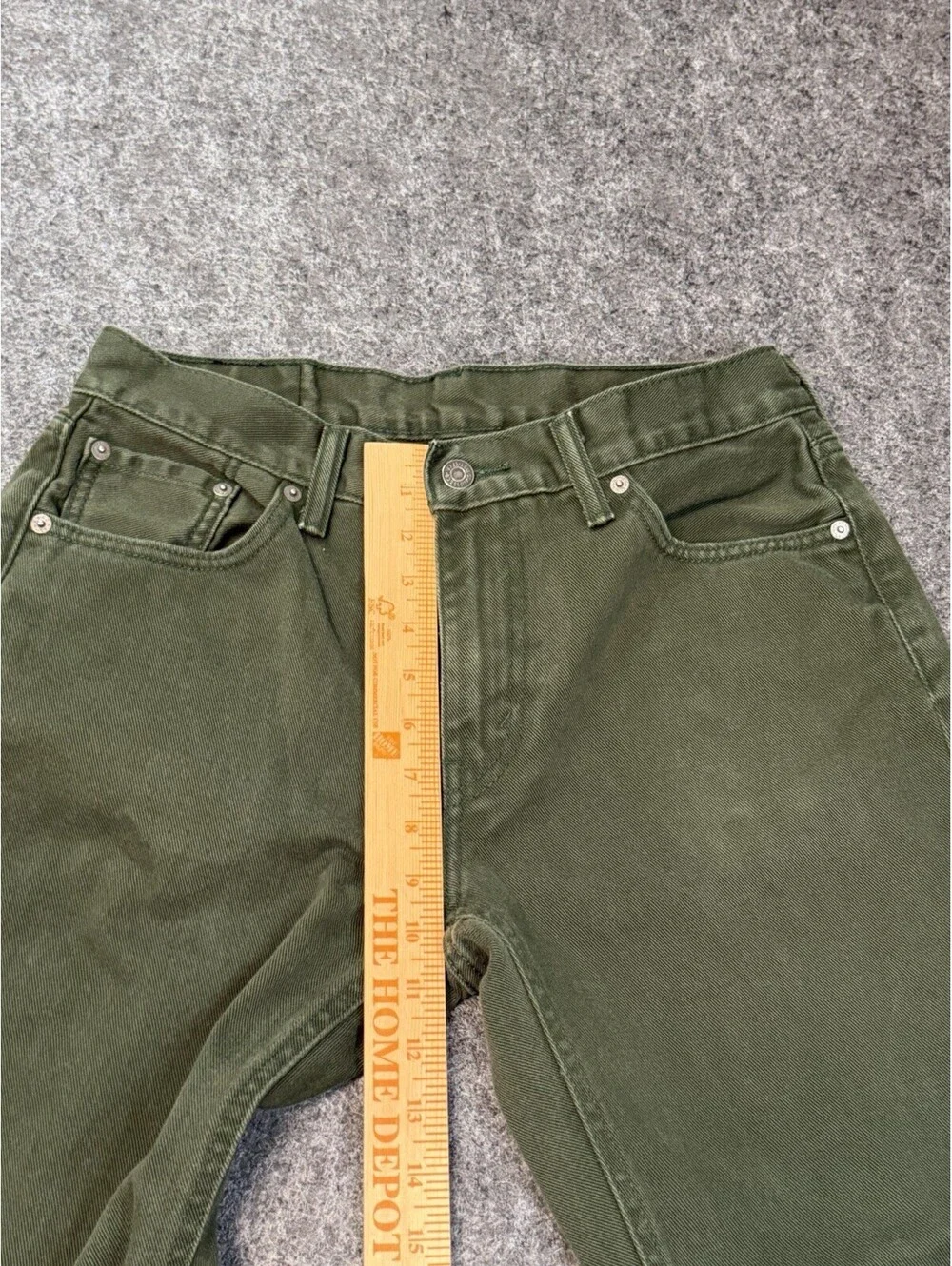 Levi’s 541 Athletic Fit Jeans Men’s 30x30 Olive Green Denim Five Pocket